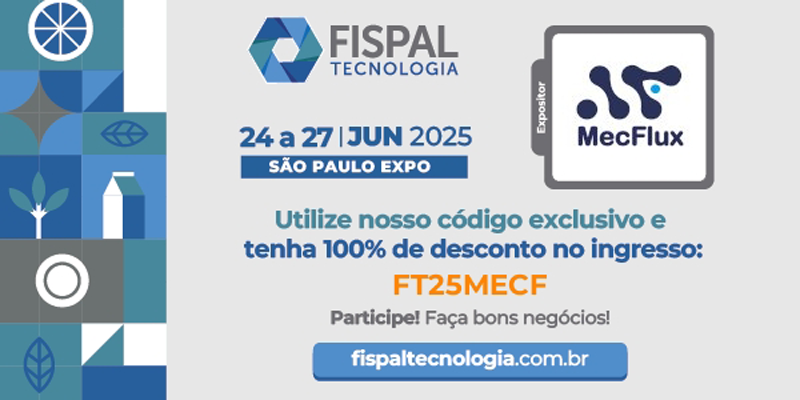 A Mecflux estara na FISPAL Tecnologia 2025 A Mecflux estara na FISPAL Tecnologia 2025