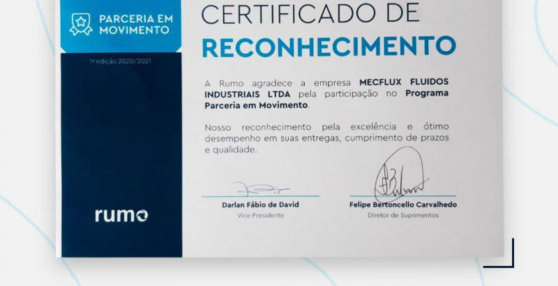 Certificado de reconhecimento